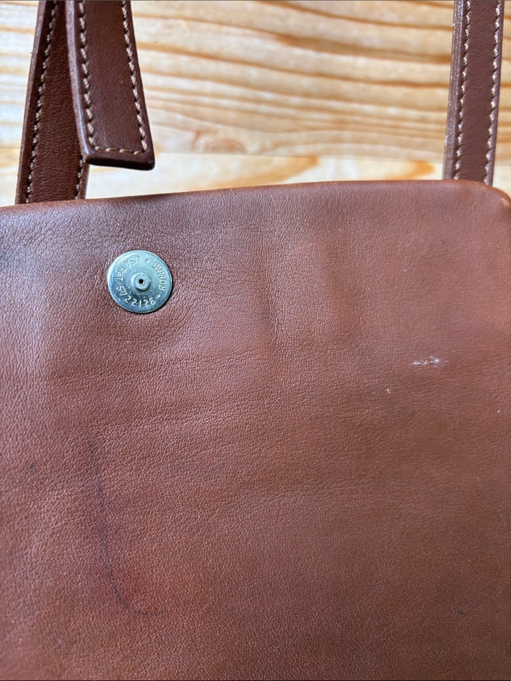 Vintage Coach Legacy 9473 Brown Glove Tanned Leather Crossbody Bag Costa Rica - Picture 5 of 11